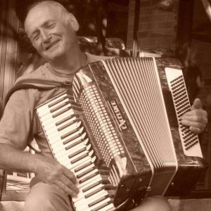 Pasquale Rea playing the accordion